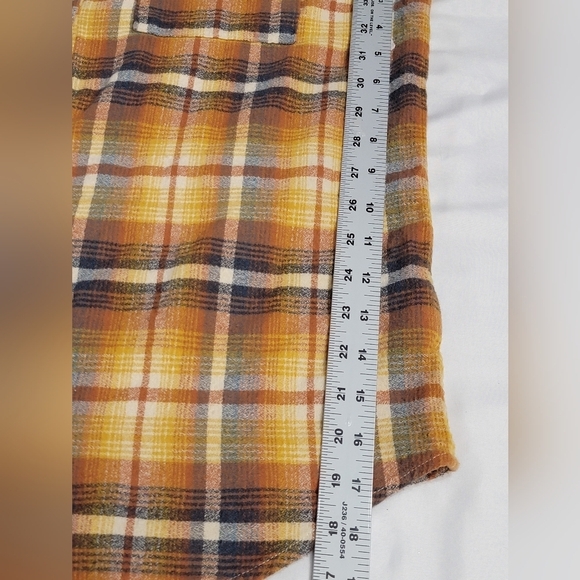 O'Neill Women's Size Small Coat Check Cotton Flannel Button Down Shirt - Picture 9 of 12